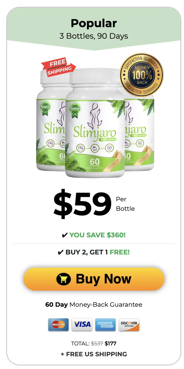 Slimjaro three bottles order
